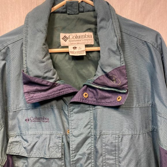 COLUMBIA WATERPROOF PARKA MENS SIZE LARGE - Picture 7 of 10